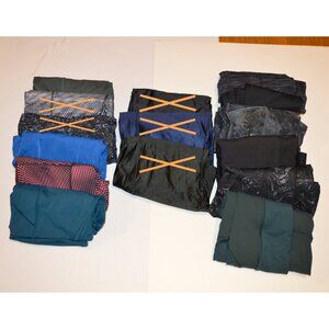 10 Lululemon Women's Tights Lot ALL Size 8 - Fast & Free, Shine, Seawheeze, etc.